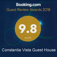 Booking.com award for Constantia Vista