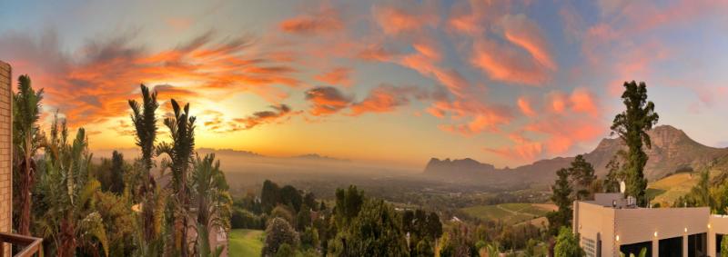 Sunrise at Constantia Vista, Cape Town